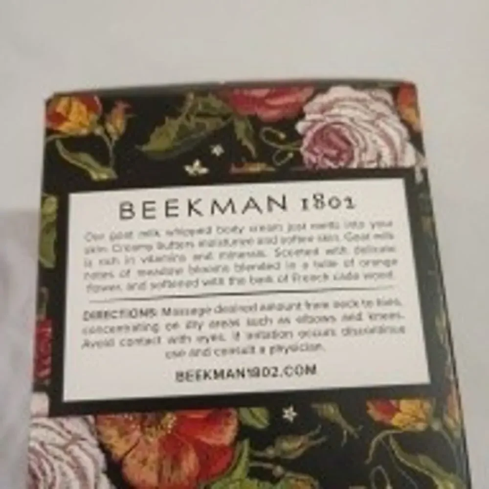 Beekman Meadow Lark Whipped Bod Cream 8 oz NIB SEALED Goat Milk